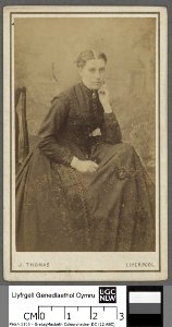 Portrait of Mrs John Thomas Chemist Machynlleth (nee Miss V Morris) (4671484)
