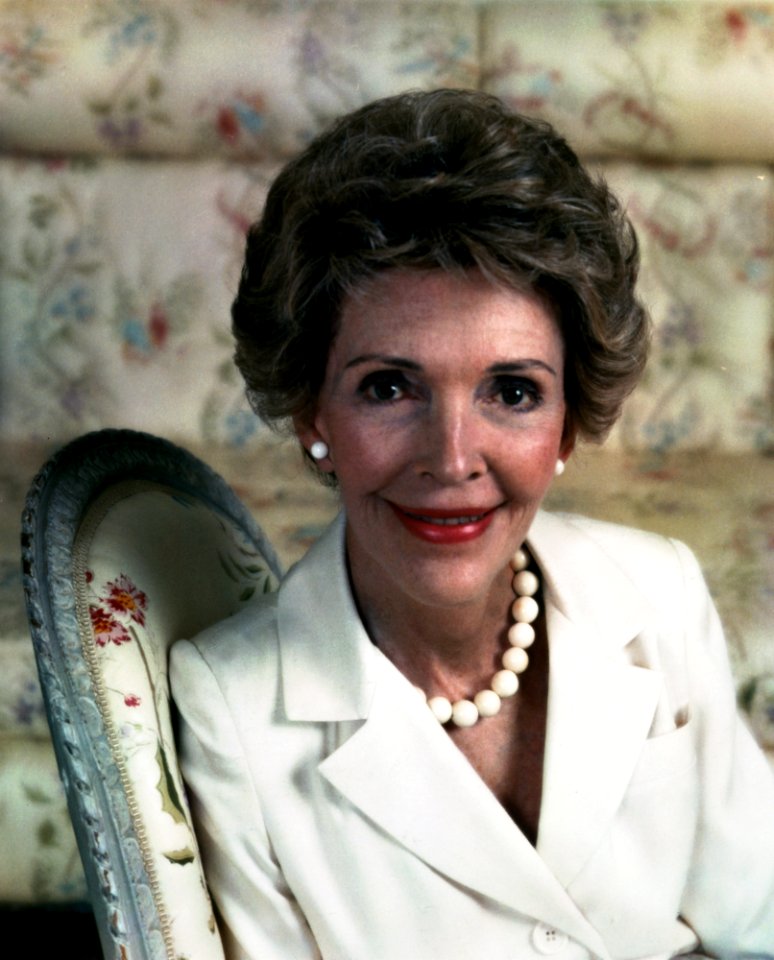 Portrait of Nancy Reagan at the White House