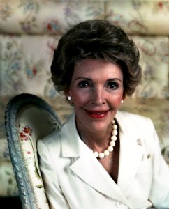 Portrait of Nancy Reagan at the White House photo