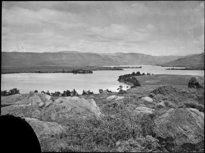 Possibly Heart Lake and Mount Sheridan. Yellowstone National Park^ - NARA - 517697