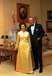 Portrait of President Johnson and Lady Bird