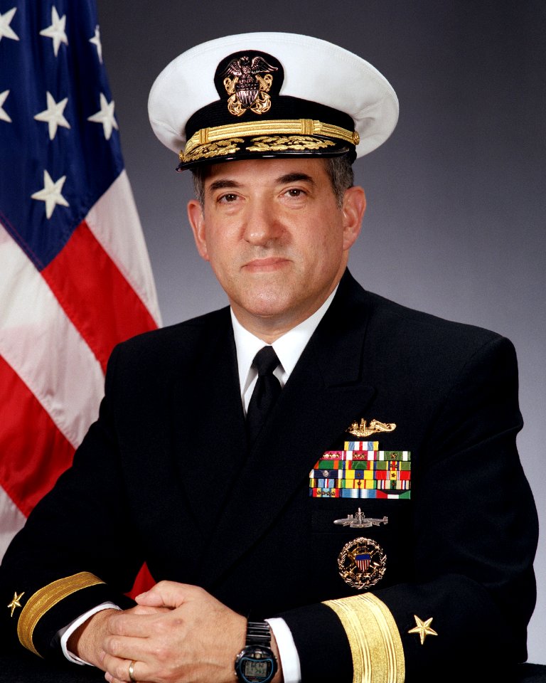 Portrait of Rear Admiral (lower half) Jay M. Cohen, USN
