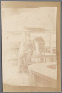 Portret van tweede stuurman Gerrit Nicolaas Gerritsen foto 2 (max res)