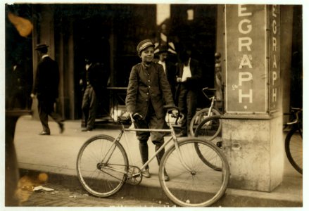 Postal Telegraph messenger. LOC nclc.03715 photo