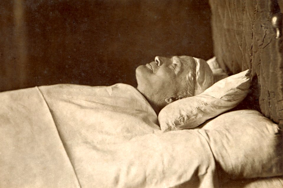Post-mortem portrait of Pope Pius IX