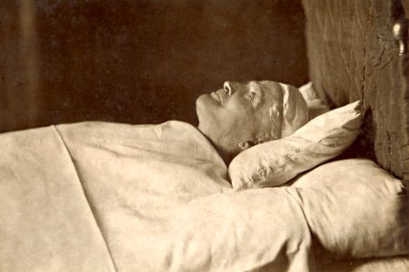 Post-mortem portrait of Pope Pius IX