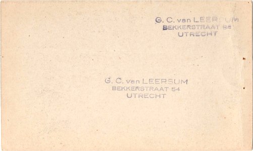 Postcard Begrafenis van den H. Laurentius naar Mariani verso
