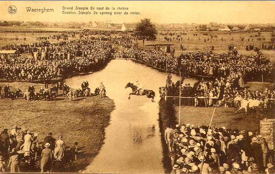 Postcard from 1920 of the Waregem Koerse