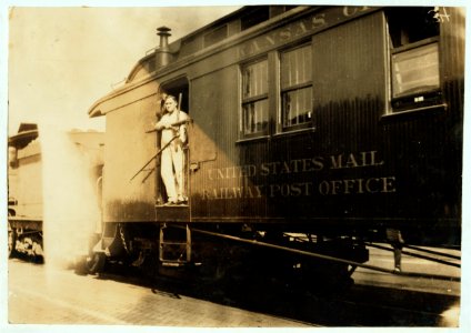 Postal clerk. LOC nclc.05116 photo