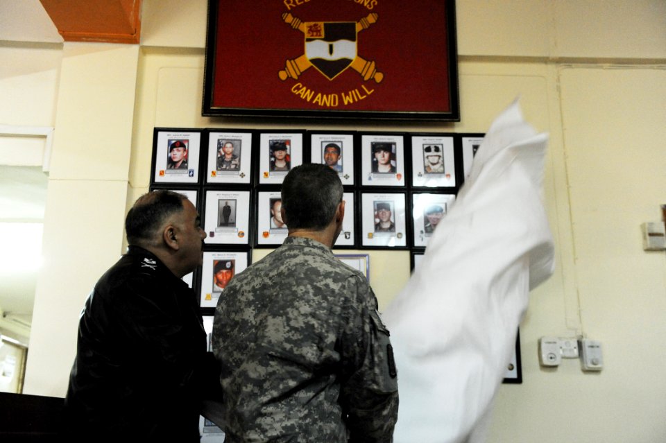 Portrait wall unveiled at Kirkuk Provincial Police Headquarters DVIDS230612