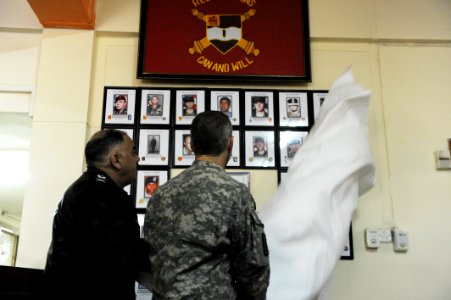 Portrait wall unveiled at Kirkuk Provincial Police Headquarters DVIDS230612