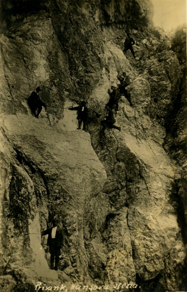 Postcard of Hanzova pot na Prisojnik