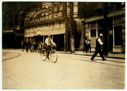 Postal Telegraph boy, Danville, Va. LOC nclc.03719
