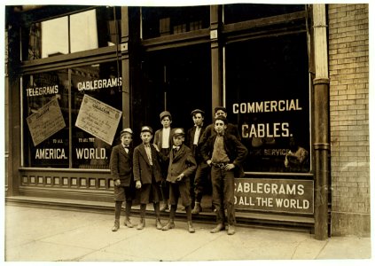 Postal Telegraph Messenger, Indianapolis. LOC cph.3a29799 photo