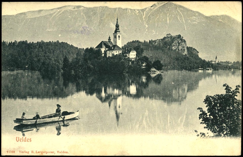 Postcard of Lake Bled 1906 (2)