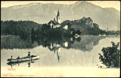 Postcard of Lake Bled 1906 (2)