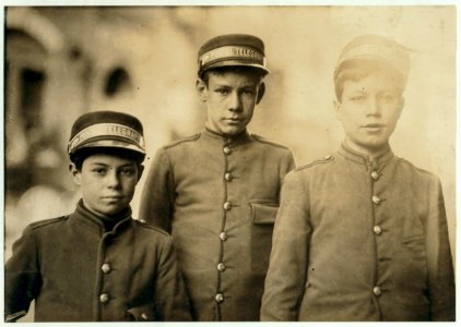 Postal Telegraph Messengers. LOC nclc.03718