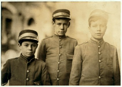 Postal Telegraph Messengers. LOC nclc.03718 photo