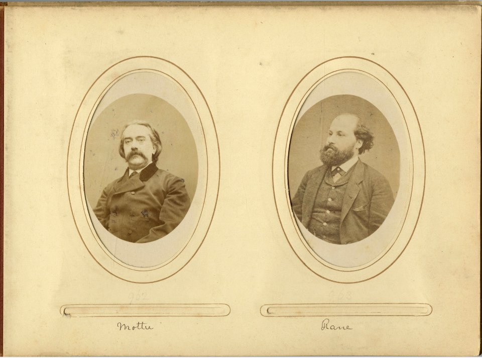 Portraits of Jules-Alexandre Mottu and Arthur Ranc