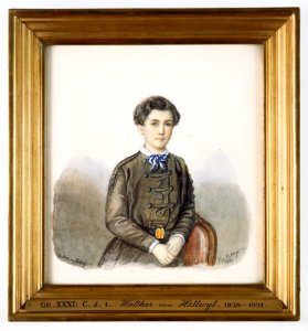 Porträtt av Walter von Hallwyl som 15-åring - Hallwylska museet - 82011