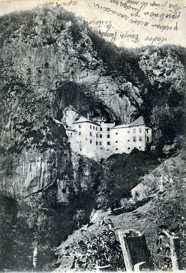 Postcard of Predjama Castle 1904