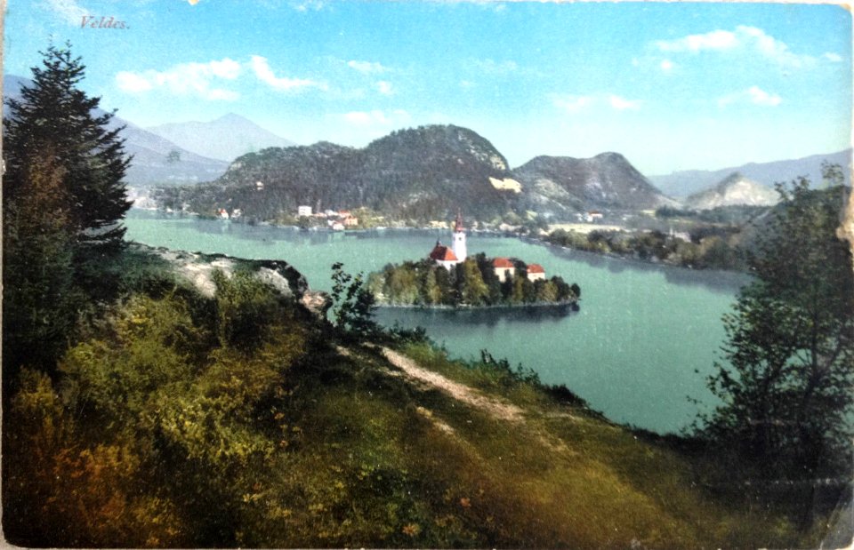 Postcard of Bled 1913
