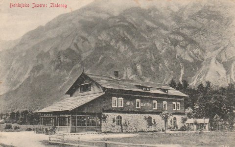 Postcard of Hotel Zlatorog, Bohinj