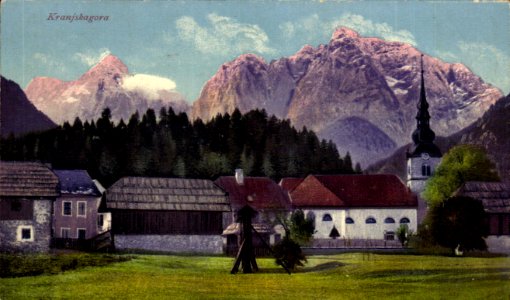 Postcard of Kranjska Gora 1910