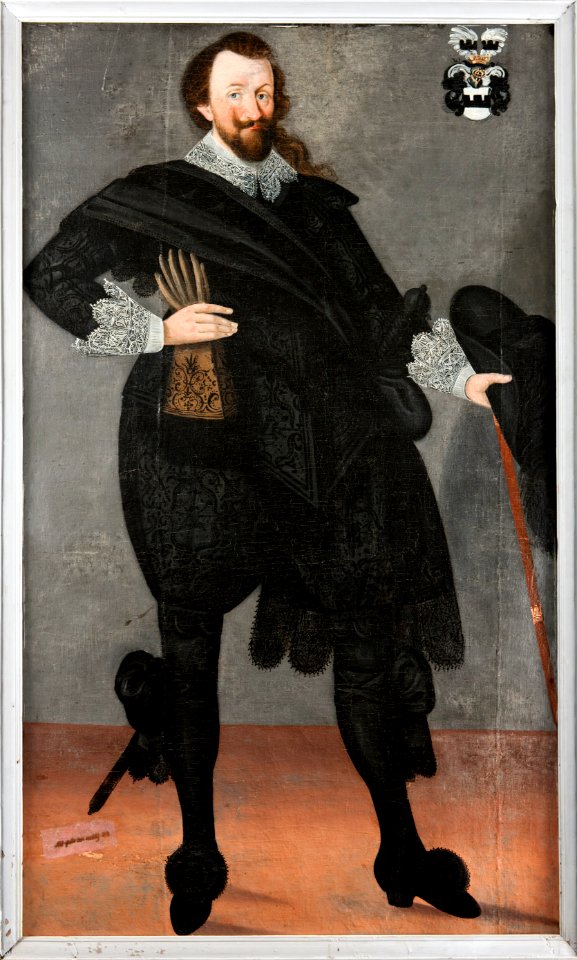 Porträtt. Herman Wrangel. Togs till utställningen Skokloster gods - 400 år - Skoklosters slott - 87820