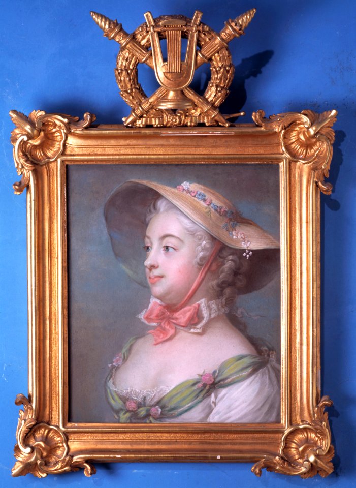Porträtt. Juliana Dorotea Henk 1733-1792, gift 1750 med bruksägaren Vilhelm Schröder - Skoklosters slott - 5052