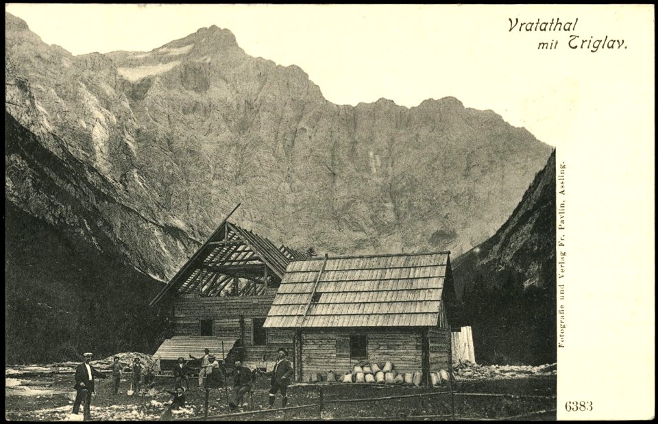 Postcard of Triglav 1905