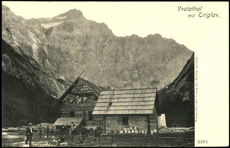 Postcard of Triglav 1905