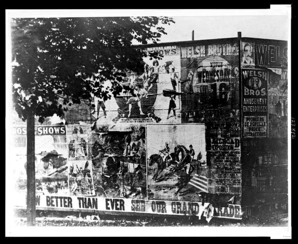 Posters advertising Welsh Brothers Circus, Mifflin, Pennsylvania LCCN99471768
