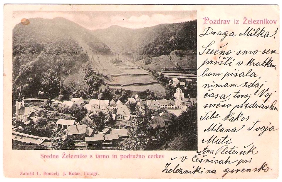 Postcard of Železniki (15)