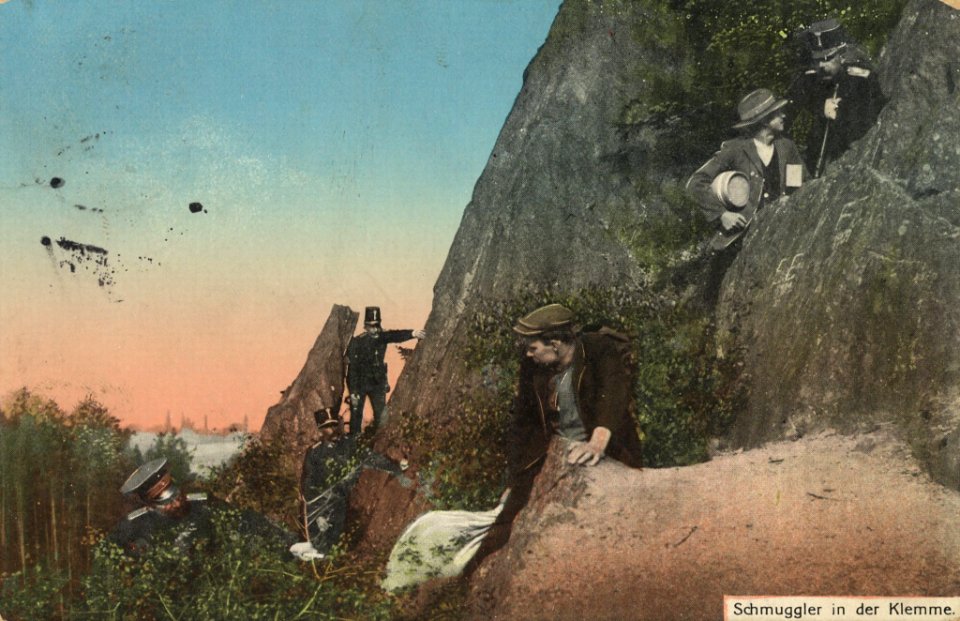 Postkarte Schmuggler 001