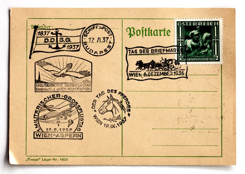 Poststempel 1936 Österreich PD 2018-07-15 4