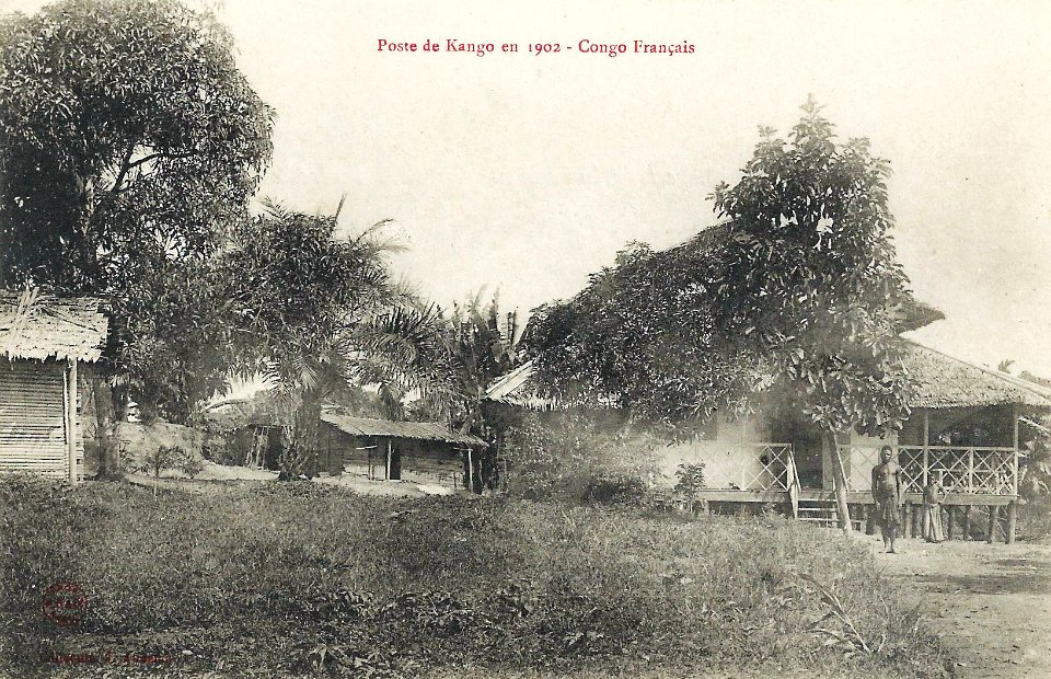Poste de Kango en 1902-Congo Français