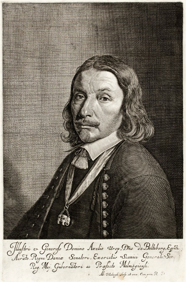 Porträtt av Axel urup till Baeltebjerg, riksråd (1655), 1650-tal - Skoklosters slott - 99544