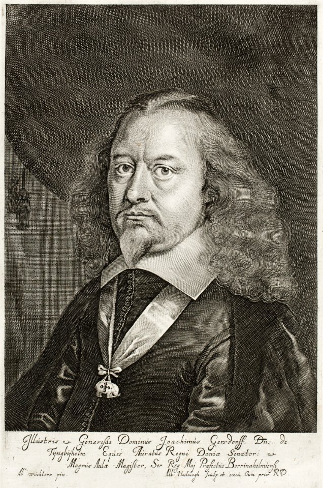 Porträtt av Joakim Gersdorff till Tundbyholm, riksråd (1648), 1650-tal - Skoklosters slott - 99555