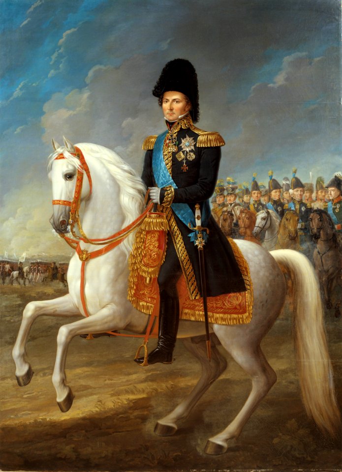 Porträtt av Karl XIV Johan. Fredrik Westin - Skoklosters slott - 88921