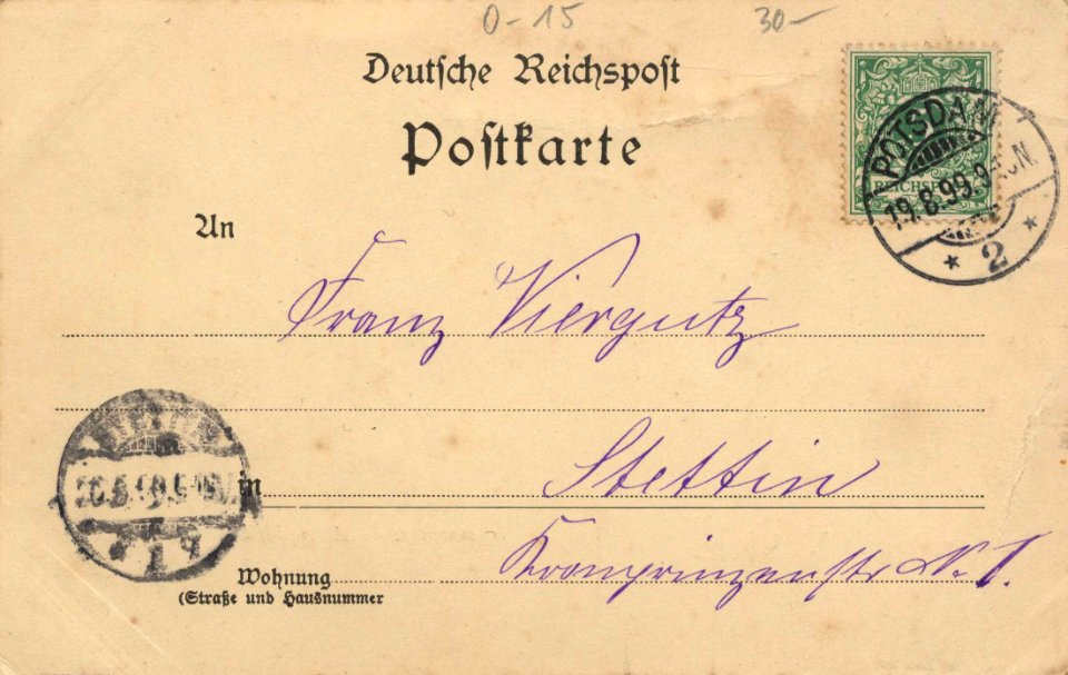 Potsdam, Brandenburg - Astrophysikalisches Observatorium, Sternwarte (back) (Zeno Ansichtskarten)