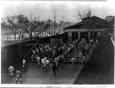 Pottstown, Pa. The Hill School. Outdoor gym LCCN2012646751
