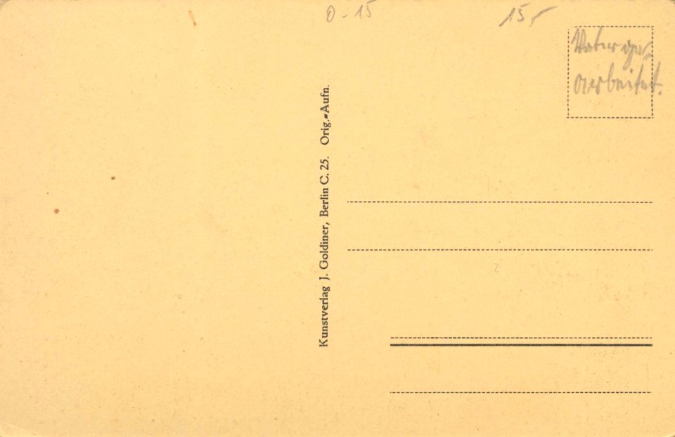 Potsdam, Brandenburg - Villen in der Kaiserstraße am Griebnitzsee (back) (Zeno Ansichtskarten)
