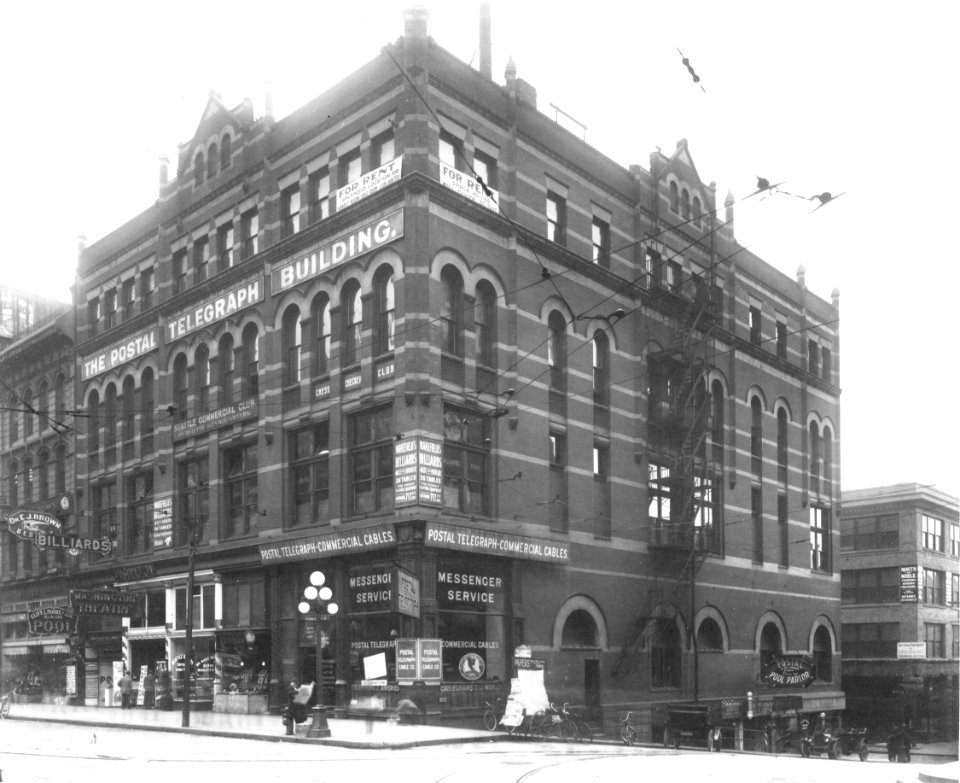 Postal Telegraph Building, 717 1st Ave at Columbia St, Seattle (CURTIS 2079)