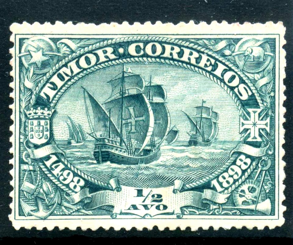 Portuguese Timor stamp ½ avo 1898 issue
