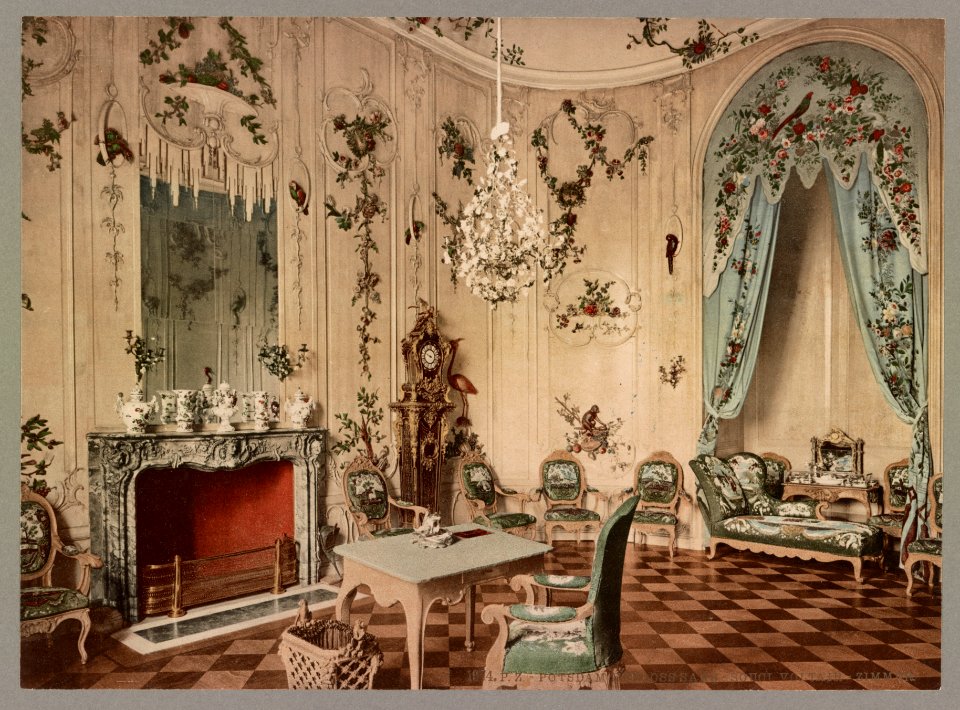 Potsdam. Schloss Sans-souci. Voltaire-zimmer LOC ppmsca.52619