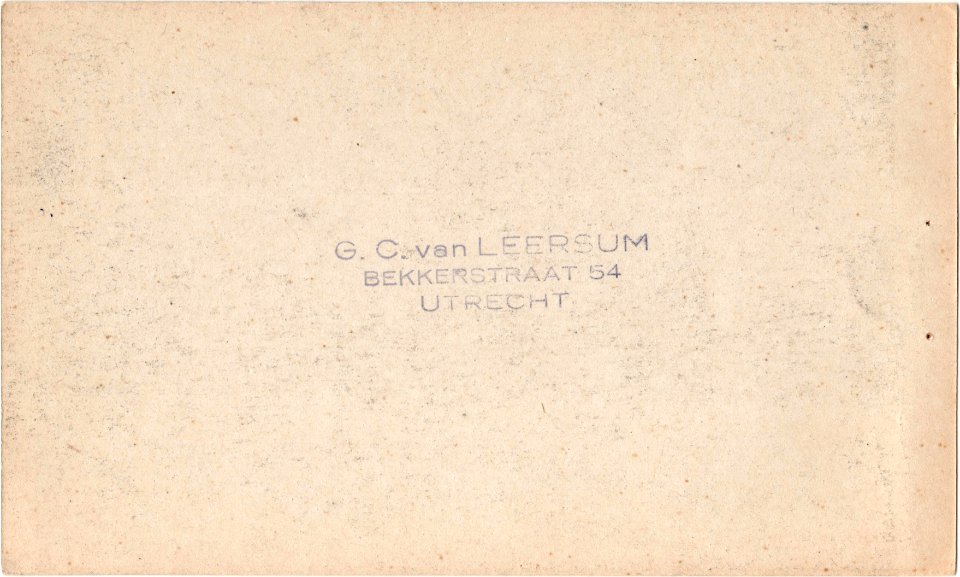 Postcard De doopkapel in de Katakombe van Pontianus verso