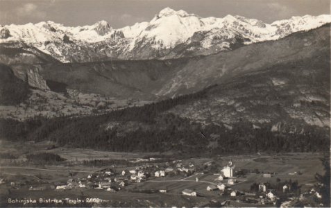 Postcard of Bohinjska Bistrica 1930s
