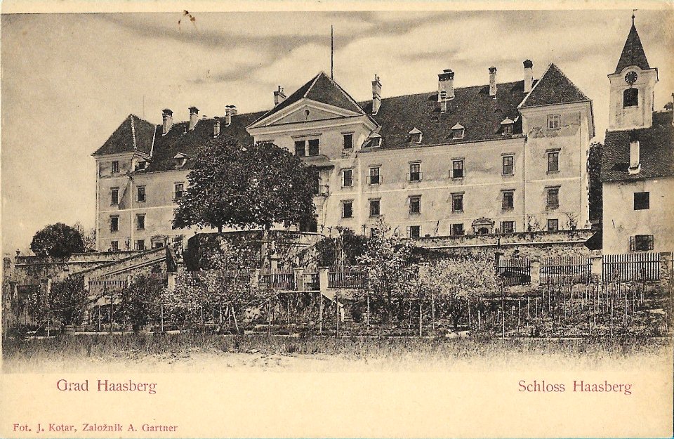 Postcard of Haasberg Mansion