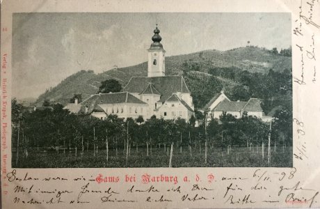 Postcard of Kamnica 1898 photo